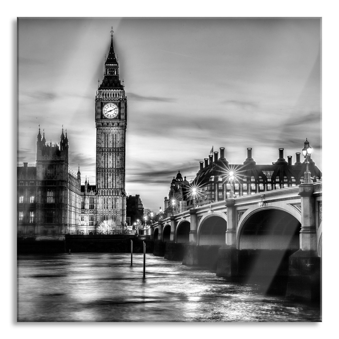 Glasbild "Big Ben bei Nacht"