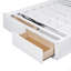 Grand lit plateforme en bois avec tête de lit à DEL, station de charge et 2 tiroirs-730592448-730592449