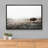 Bison Buffalo in Misty Washed Out Landscape Animal Rustic Wall Art Framed On Canvas Pictures Print-71534927-71534925