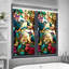 Wall Decor on Polyvinyl Chloride (PVC)