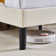 Auxter Adjustable Upholstered Head Height Bed Frame