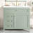 36-Inch Green Bathroom Vanity With Sink-1959994417