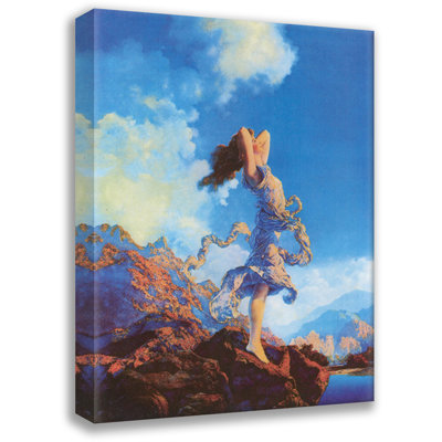 Toile tendue avec toile «Extase» par Maxfield Parrish