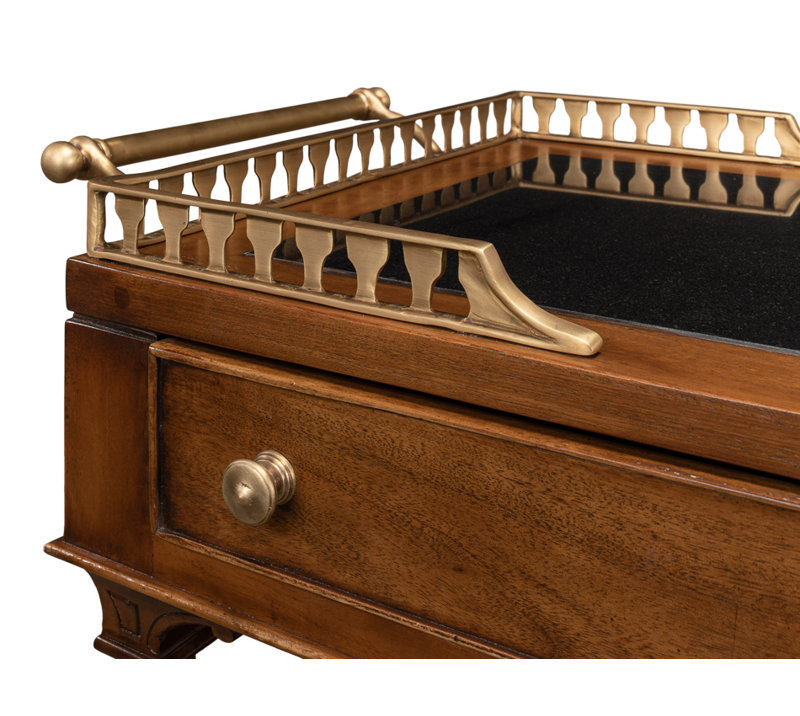 Capital Serving Cart Fruitwood Finish