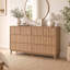 Commode Mid-Century cannelée pour chambre à coucher-1491212632