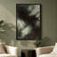Art mural encadré, impressions murales abstraites à l'encre noire et blanche pour chambre à coucher - 16 po x 24 po, 24 po-1503446875-1503446874