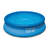 Intex 18 Ft Round Easy Set Solar Cover and Deluxe Pool Maintenance Kit w/ Vacuum