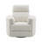 Sagen Beige Boucle Glider Recliner With Swivel-1850333274