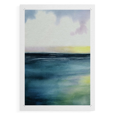 Sherbet Sunset Diptych I - Impression sur toile seulement - NON-CADRE