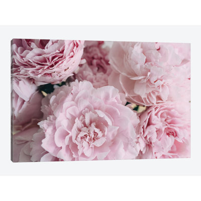 « rose pivoines top », reproduction de photo sur toile