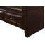 Ensemble de chambre avec grand lit 6 pièces: lit, commode, miroir, 2 tables de chevet, commode-6149432-54755453