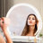 Lehel Metal Round Mirror-891038378