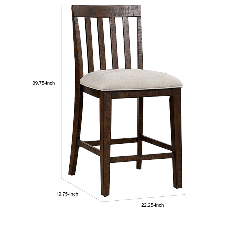 Tabouret Dugg, Tabouret de comptoir (siège d'une hauteur de 25 p