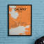 Galway City Map - No Frame Print-835062251