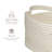 Fabric Rope Decorative Storage Baskets, Set of 3, by RGI Home