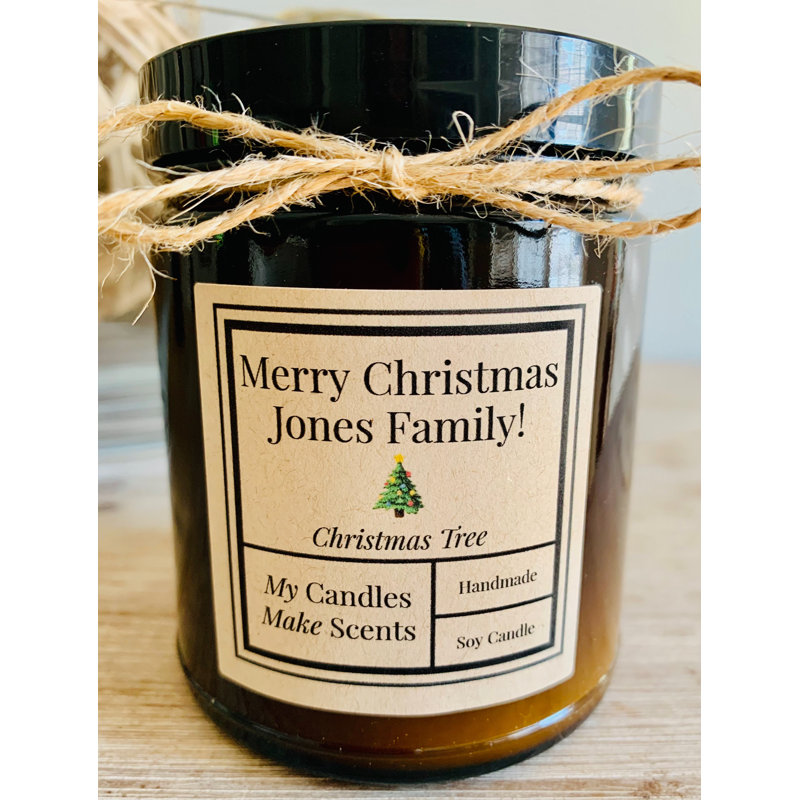 Bougie d'arbre de Noël parfumée, Oui