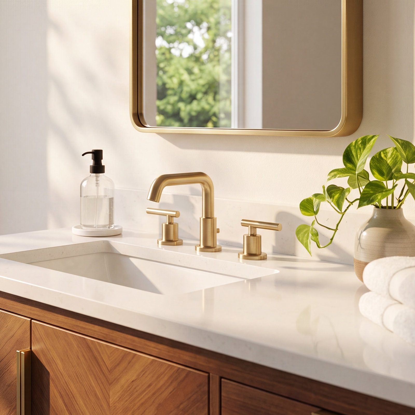 Purist High-Flow Bath Trim with Lever Handles, Vibrant French Gold