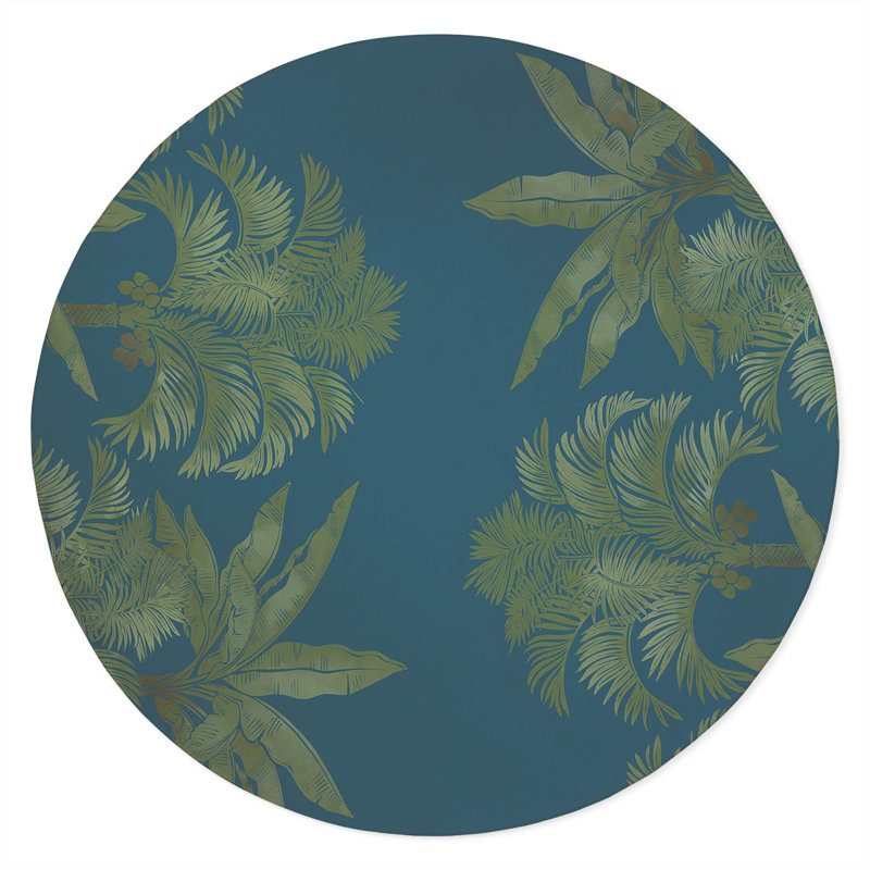 Tapis extérieur In the Jungle, Rond 5 pi