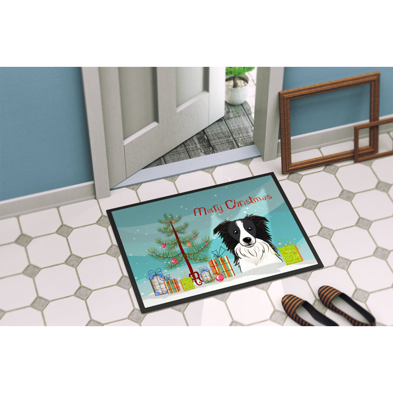 Non-Slip Christmas Outdoor Doormat, Rectangle 2' x 3'