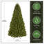Sapin de Noël pré-éclairé-799160663