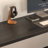 Black+Clear Rectangular Solid Wood+Acrylic desk-108994815