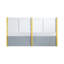 Cadre de lit plateforme gris Queen Size