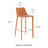 Carramar Upholstered Counter Stool with Metal Frame-1998581688-2001187810