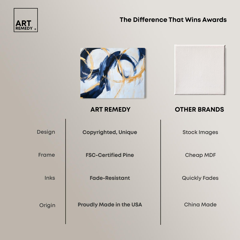 «Bold Whirl II», art abstrait de luxe par , H 20 po x l 24 po, Toile tendue avec châssis