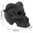 Refractory Materials Fireproof Imitated Human Fire Pit Skulls Gas Log For NG, LP Wood Fireplace, Firepit, Campfire, Halloween Decor, BBQ