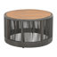 Table basse pour l'extérieur en corde de rotin et bois d'acacia-367368986
