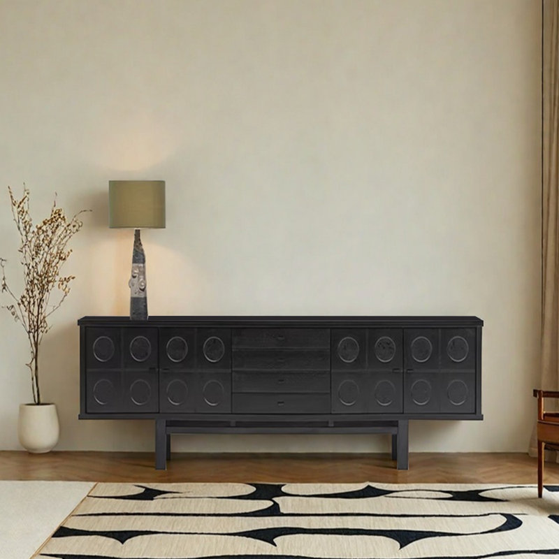 Meuble télé en bois massif Design sens, 70.86"
