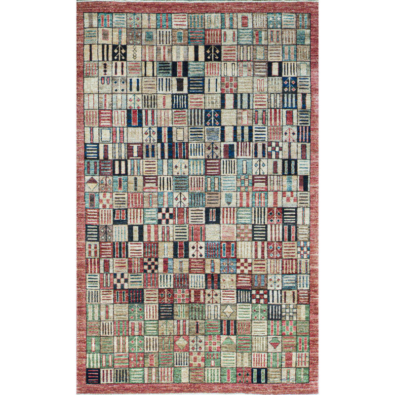 One-of-a-Kind 4'9" X 7'9" Wool Area Rug in