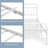 Aylena Vintage Metal Bed Frame with Diamond Pattern Headboard-496117270-503304933