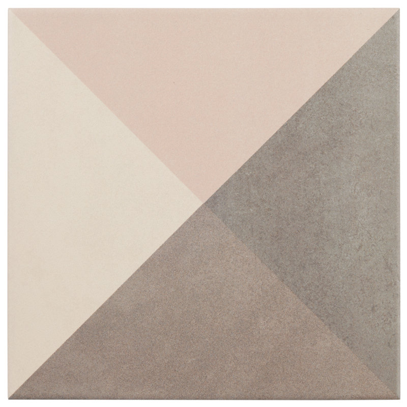 Art Geo By Elizabeth Sutton 7.87 In. X 7.87 In. Matte Porcelain Floor And Wall Tile (10.76 Sq. Ft. / Case)