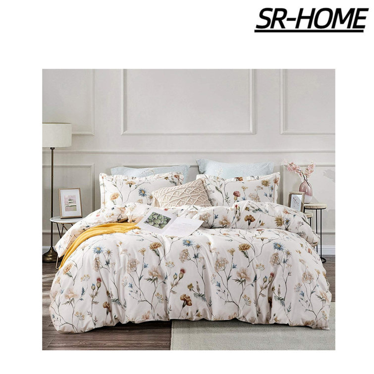 SR-HOME 100% Cotton Duvet Cover Set