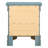Compact Teal Traditional Nightstand-435718790