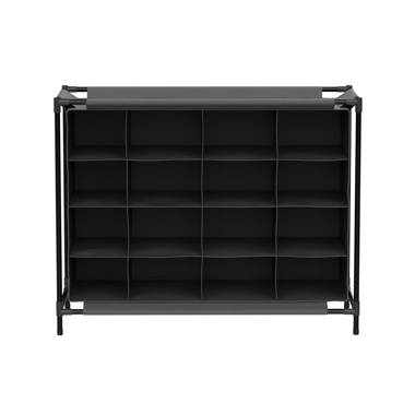 Sunbeam 50 Pair Shoe Rack - Black