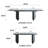 9 - Piece 63'' To 94.5'' Extendable Dining Table Set Sintered Stone Dining Table With 8 Upholstered Armchair-1608087754-1608087757