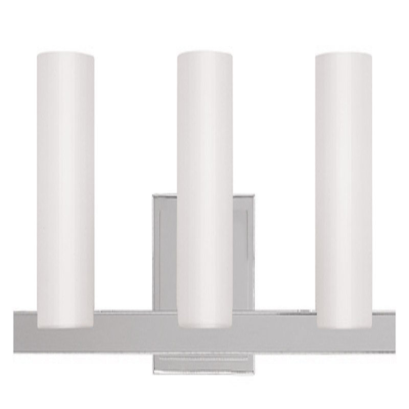 Éclairage pour meuble-lavabo 3 lumières Amylia, Chrome poli