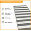 Runner Striped Flatweave Area Rug-737114042