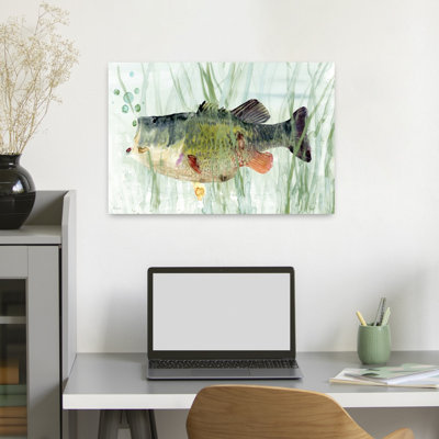 Lake Fish 2 by Stellar Design Studio - Wrapped Canvas Print