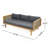 Claremont 3 Seater Daybed With Rattan Arms-648468044-648468045