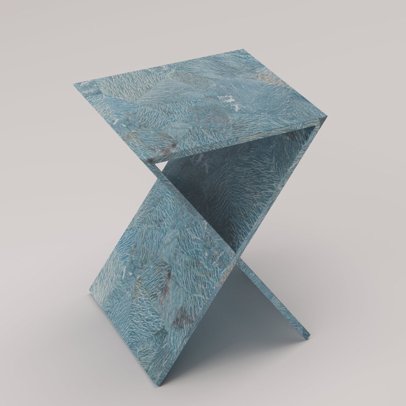 Carrefour End Table, Amazonite