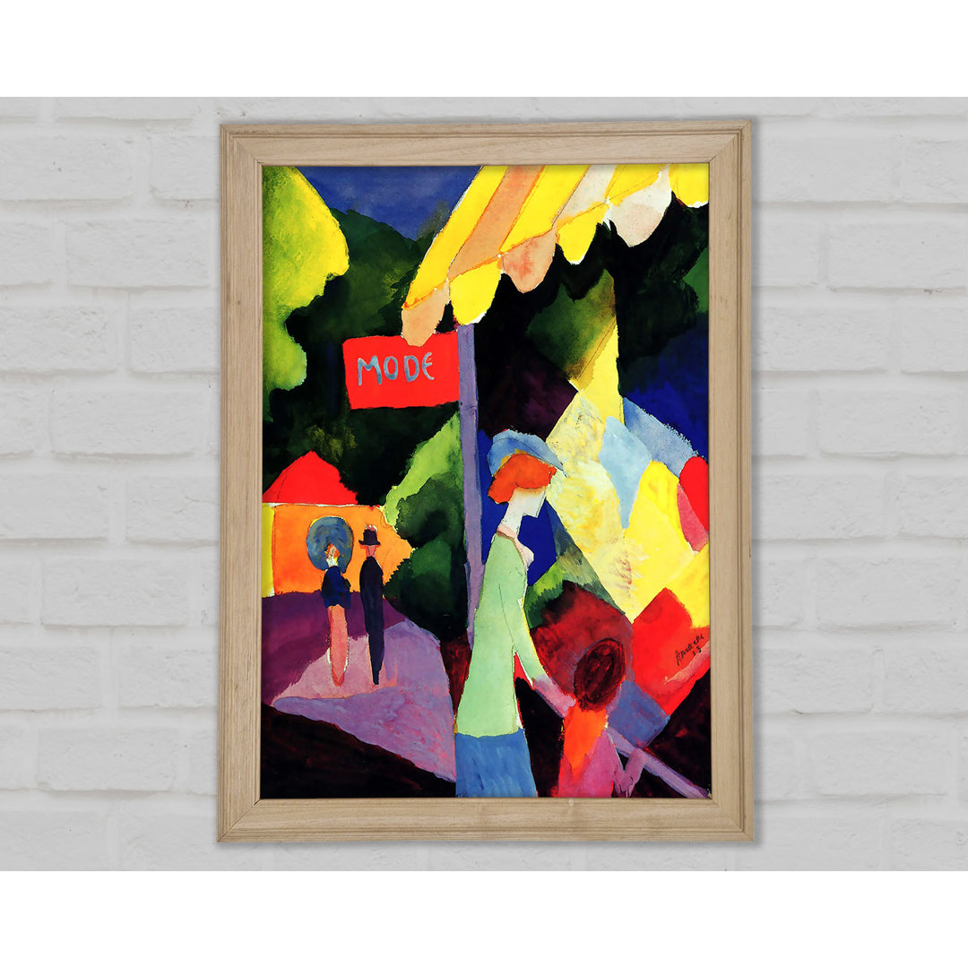 August Macke Fashion Window - Druck