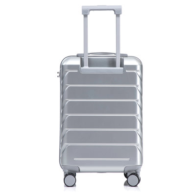 20 Inch ABS Hard Shell Travel Checked Luggage - Scratch Resistant Surface Four Multi-Directional Wheels, With Combination Lock.