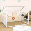 Structure de lit en métal avec toit Montessori-1516518500-1516518501