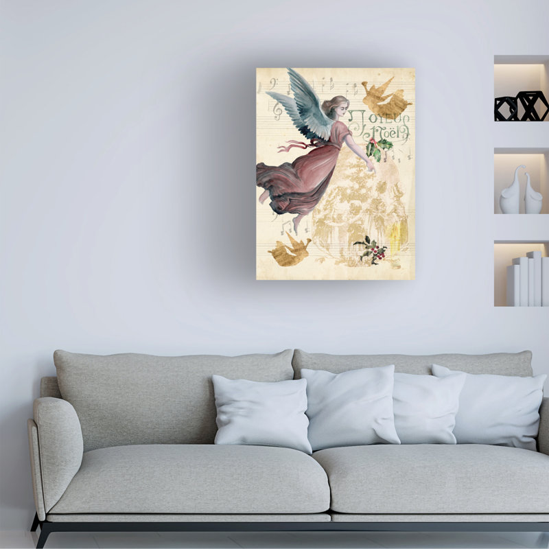Art sur toile «Christmas Greetings II» par Jennifer Paxton Parker, H 32 po x l 24 po x P 2 po