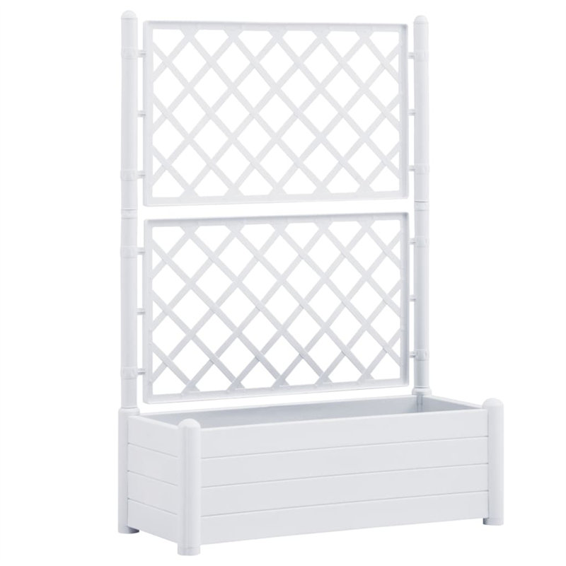 Jacque Planter Box, White