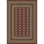 JARDIN ANTIQUE 5,3 X 7,7 57102-1293 ROUGE / BEIGE-117273789