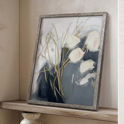 Reproduction encadrée FLORAL Series DCLxxxi - bois massif
